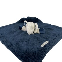 Blankets &amp; Beyond Elephant Blue Fleece Lovey Blanket - £8.27 GBP