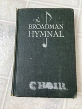 Vintage The Broadman Hymnal Book 1940&#39;s Church Music Songs Green Cover - £11.15 GBP