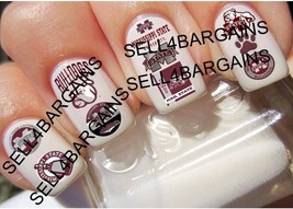 2025 Mississippi Bulldogs Promo 11 Different Designs Salon Quality Nail ... - $195.64 MXN