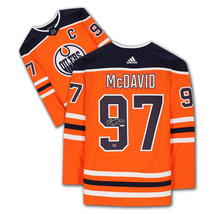 Connor McDavid Edmonton Oilers Orange Autographed Jersey - £1,688.77 GBP