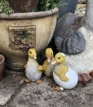 Duckling Garden Statues 3pc Set (a,dt) - £124.63 GBP