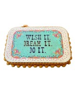 Natural Life Tin Wish It Dream It Do It Motivational Gift Notepad Pen In... - $166.87 MXN