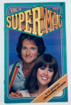 VTG SuperMag Magazine Vol 3 No. 7 Robin Williams Pam Dawber Mini-poster No Label - £9.87 GBP