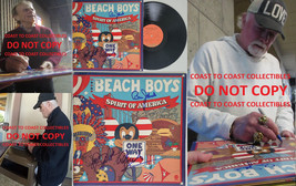 Mike Love Al Jardine Johnston signed Beach Boys Spirit of America album proof  - £356.03 GBP