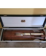 VINTAGE Fashion Manor Stainless Steel Carving Knife Set With Storage Box - $38.52