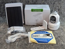 New Luovisee Wireless Home Security Camera Solar Outdoor DS-200JA 5V 1.5... - $29.99