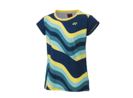YONEX 24S/S Women&#39;s Tennis T-Shirts Sportswear Short Sleeve IndigoMarine 20755EX - £62.21 GBP