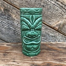 Vintage Mount Gay Est. 1703 Barbados Rum Ceramic Tumbler Tiki Cup Green 2001 - £13.38 GBP