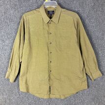 Dockers Button Up Shirt Men&#39;s Extra Large Cotton Blend 32/33 Long Sleeve XL - $200.87 MXN