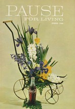 Pause for Living Spring 1966 Vintage Coca Cola Booklet Tulips Teen Party... - £7.78 GBP