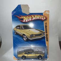 2010 Hot Wheels HW New Models 33/44 ‘71 Maverick Grabber Gold White w/Chrome - £5.53 GBP