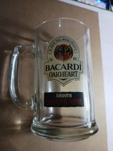 Bacardi Oakheart Smooth Spiced Rum 12 oz Glass Mug - £4.60 GBP