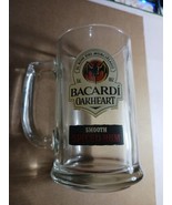 Bacardi Oakheart Smooth Spiced Rum 12 oz Glass Mug - $5.90