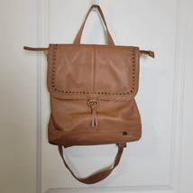 The Sak Saratoga Tobacco Leather Convertible Backpack Crossbody Bag Purse - £18.12 GBP