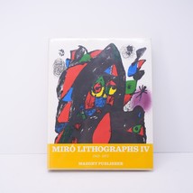 Joan Miro Lithographs Volume 4 Copy #1345Book Art Original Lithos &amp; Dust Jacket - £353.97 GBP