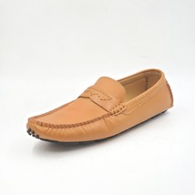 Mio Marino Men Slip On Moc Toe Penny Loafers Size US 9 Brown Faux Leather - £10.64 GBP