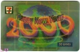 Phonecard Collector New Year 2000 711 7 Eleven Store Telefonkarte New Jahr - £3.92 GBP