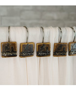 Western Barrel Racer With Floral Patterns Bathroom Shower Curtain Hooks ... - $43.89 CAD