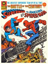 Marvel DC Superman vs Spiderman 24 x 32 Custom Comic Cover Poster - Supe... - £35.30 GBP