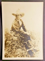 Vintage Buck Jones Sitting Boots &amp; Spur Showing Best of Luck Buck Jones Photo S1 - £39.81 GBP