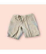 DOCKERS Men&#39;s Khaki Flat Front Casual Chino Shorts Size 38 Beige        ... - $369.38 MXN