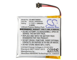 New Battery For Motorola Watch Moto 360, SNN5950A, SNN5951A, WX30 240Mah - $14.80