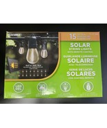 SUNFORCE 35' Solar LED String Light with Remote (15 Bulbs) patio lights - $27.59
