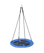 40&#39;&#39; Blue Saucer Tree Swing Set Adjustable Height For Children Playground - $74.99