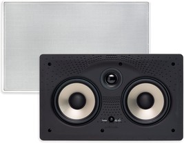 Polk Audio&#39;S 255C-Rt In-Wall Center Channel Speaker Features Two 5 Point 25&quot; - £187.00 GBP
