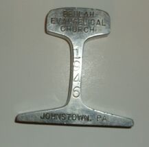 Vintage 1946 Beulah Evangelical Church Metal Badge – Johnstown, Pennsylv... - $15.00