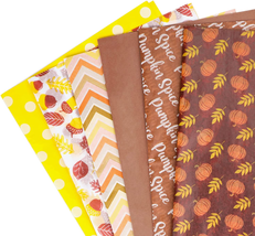 GARNETIN Fall Tissue Paper for Gift Bages, 90 Sheets Tissue Paper Bulk for Packa - £12.16 GBP