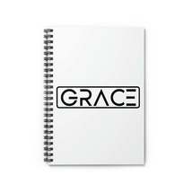 Stationary, Spiral White Journal Notebook, Grace Christian Inspiration Word Art, - £12.78 GBP