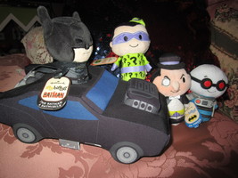 HALLMARK BATMAN BATMOBILE &amp; LTD ED PENGUIN RIDDLER MR FREEZE ITTY BITTYS... - $49.95