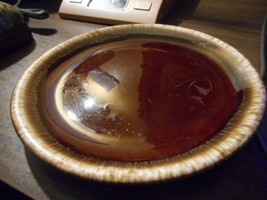 Brown Drip 7 1/2 inch Bread &amp; Butter Plate / Unmarked/Good Condition Vintage - £8.24 GBP