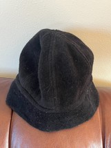 Broner Size Large Black Wool Blend Winter Hat Cap – approximately 8 inches acros - £10.46 GBP