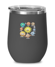 Wine Tumbler Stainless Steel Insulated Funny Solar System science planet earth  - £19.94 GBP