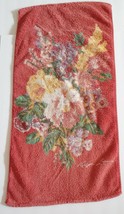 Ralph Lauren Hand Towel Kirsten (?) Floral Rust Bathroom Brazil Vintage - £35.53 GBP