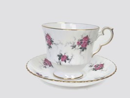 Vtg Hammersley Princess House Exclusive Floral Cup and Saucer Made Engla... - $16.67
