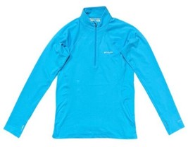 Columbia Womens Midweight Omni Heat Half Zip Baselayer Top Azure Blue WL... - $35.64+