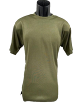 Daniel Ellissa Men&#39;s Army Green T-Shirt Crew Neck Polyester Knit Sizes M... - £15.73 GBP