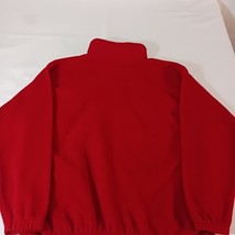 Athletic Style New York Men's Red 1/4 Zip Fleece Pullover Sweatshirt Size Large image 14