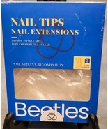 New Beetles Nail Tips-200 pcs-Sealed-Clear~Single size~Extensions~Long C... - £4.58 GBP