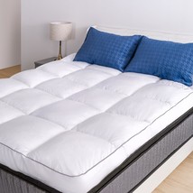 Marine Moon Mattress Topper King, Cooling Plush Pillow Top, Extra Thick ... - $111.71