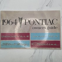 1964 Pontiac Owner Manual Bonneville Catalina Gran Prix Star Chief Owners Guide - £29.54 GBP