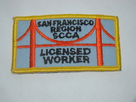 SAN FRANCISCO REGION SCCA - LICENSED WORKER (Patch) - $50.00