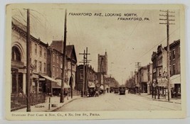 Frankford PA Frankford Ave Looking North Str Scene 1910 to Altoona Postcard S5 - £27.59 GBP