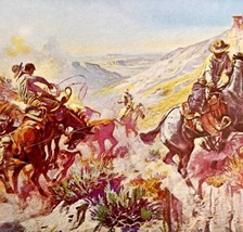 A Mix Up Charles Russell Western 1980 Greeting Card Leanin Tree Vintage E59 - $24.99