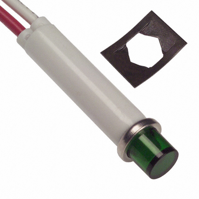 2191L5-24VAC/DC GREEN , SUPER BRITE L.E.D. ASSEMBLY LED Panel Mount Indic - $3.27
