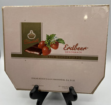 Box Cover Chocolate German Erdbeer Geschmack 1950 Vintage - £3.99 GBP