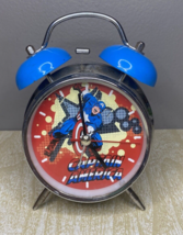 2010 Marvel Captain America Bell Alarm Clock - $14.03